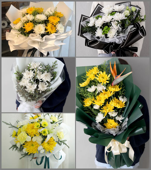 云南西双版纳州景洪市嘎洒镇白事花束代送